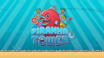 Piranha Tower voice controlled game cover